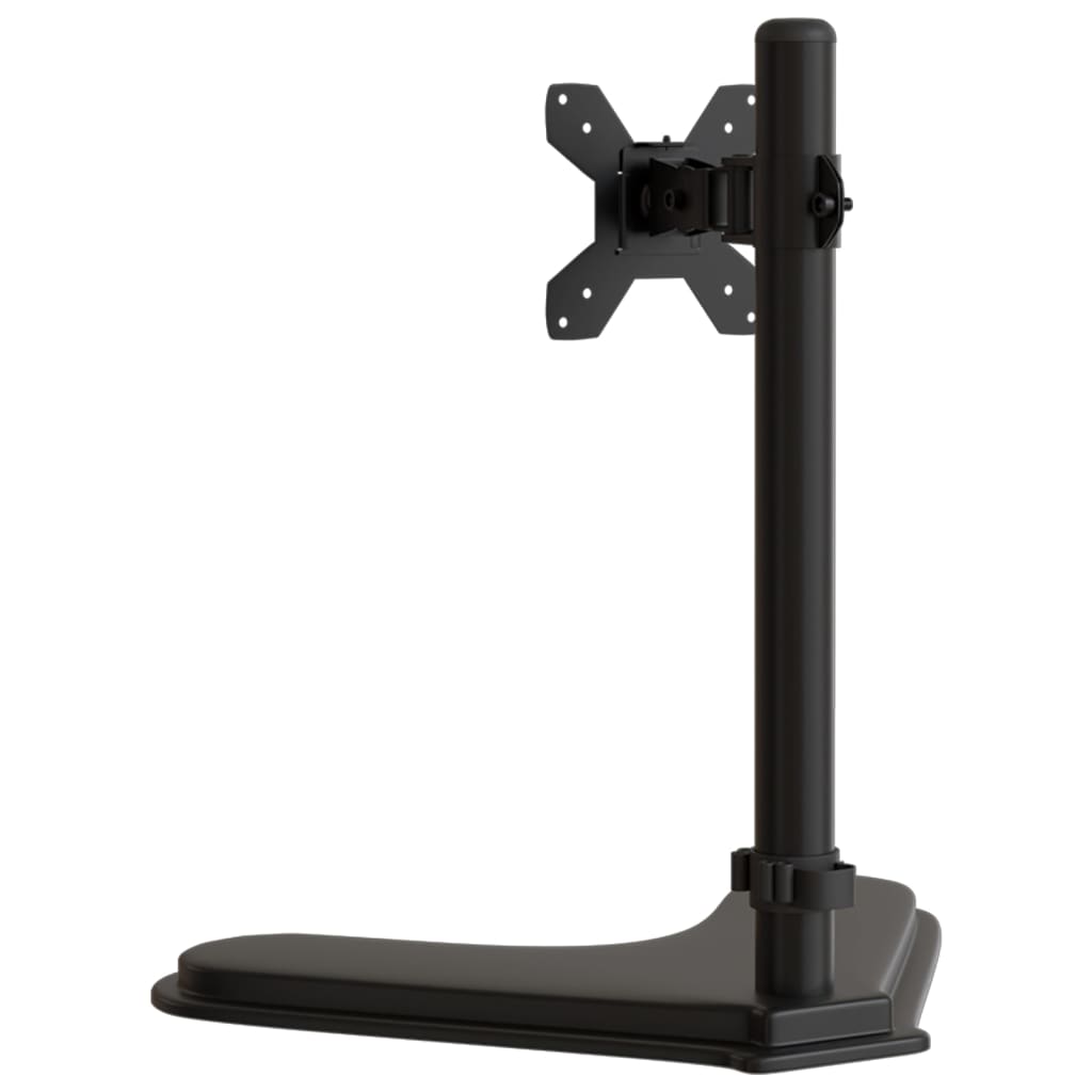 fekete acél monitorállvány VESA 75/100 mm