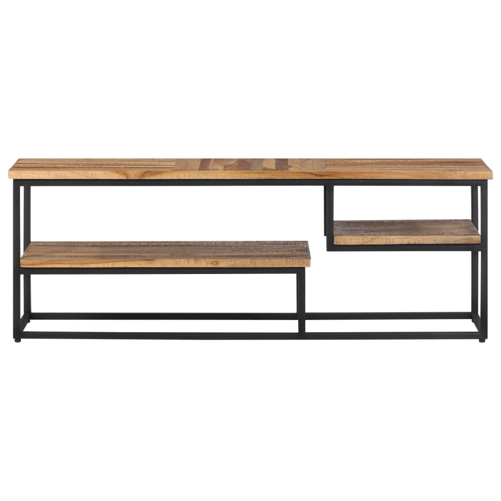 tömör újrahasznosított tíkfa TV-szekrény 110 x 30 x 39 cm