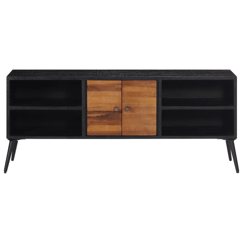 tömör újrahasznosított tíkfa TV-szekrény 112 x 31 x 45 cm