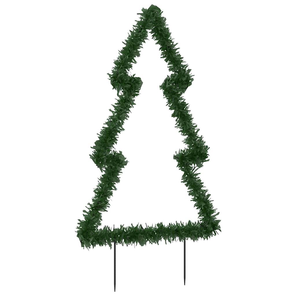karácsonyi fa fénydekoráció cövekkel 115 LED 90 cm
