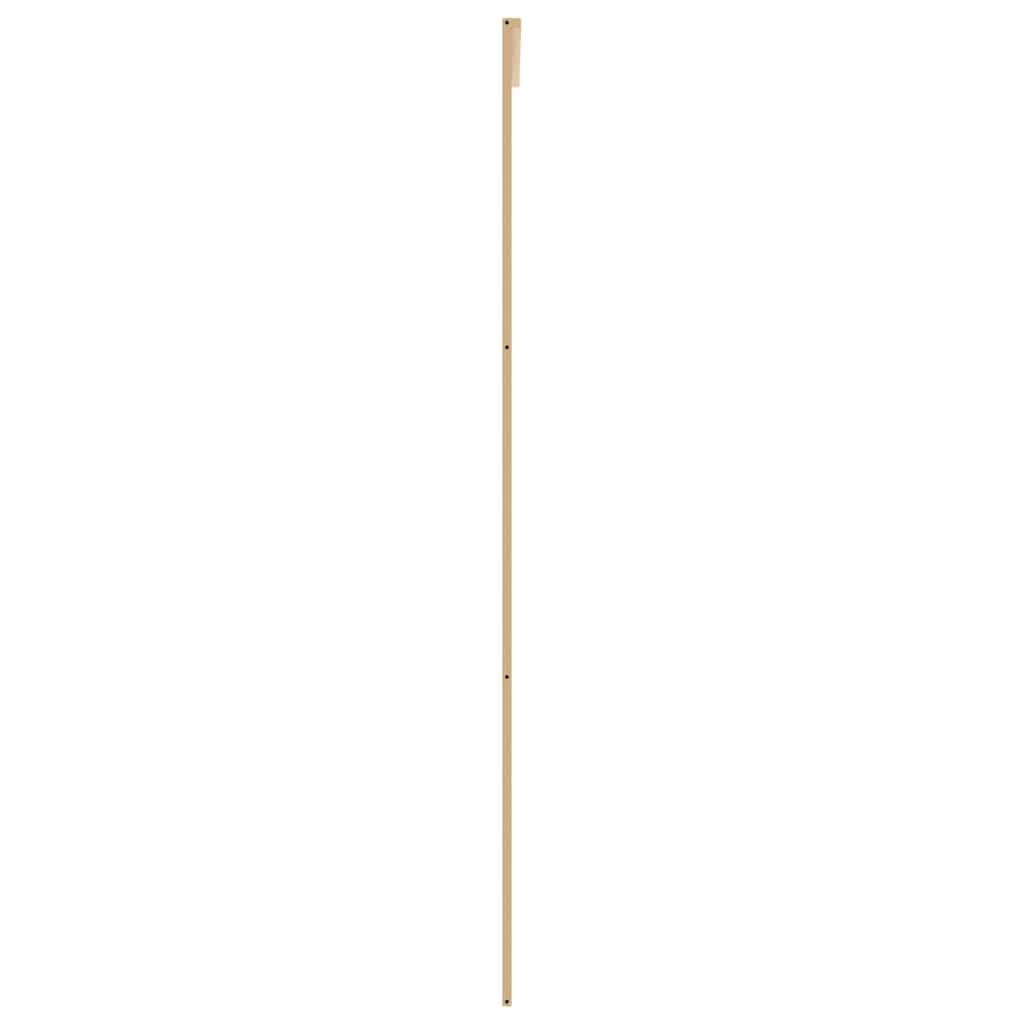 aranyszínű átlátszó ESG üveg és alumínium tolóajtó 90 x 205 cm
