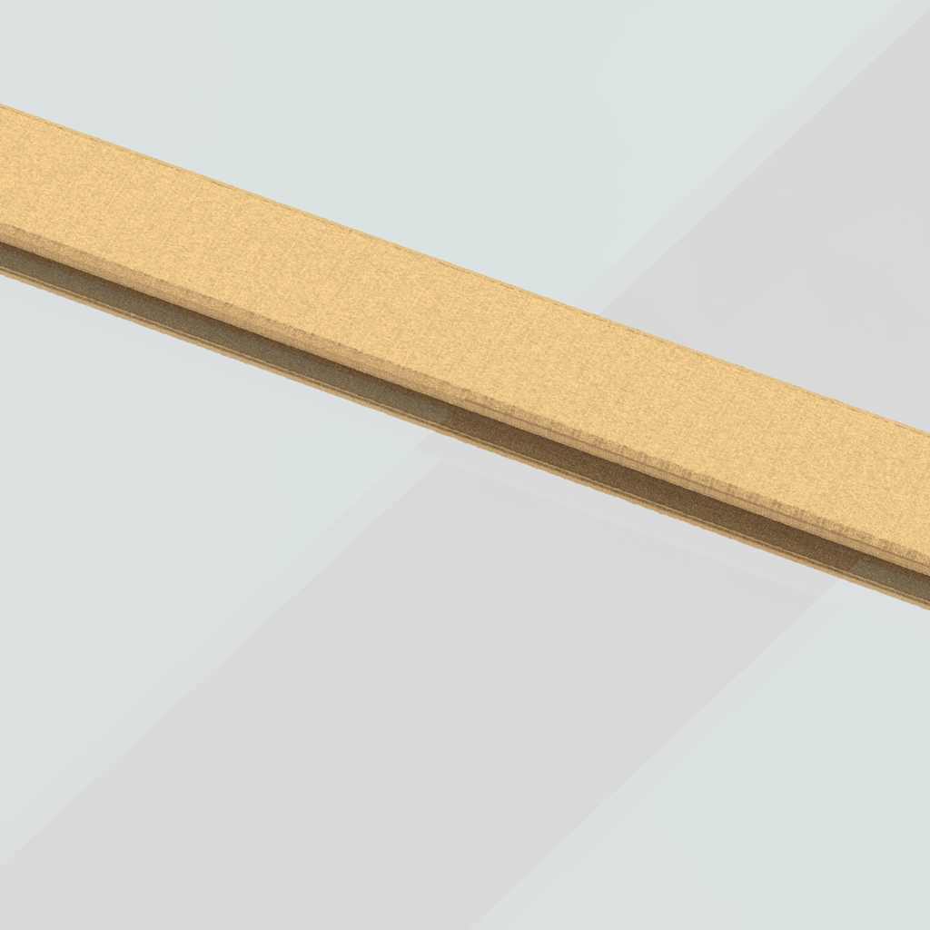 aranyszínű átlátszó ESG üveg és alumínium tolóajtó 76 x 205 cm