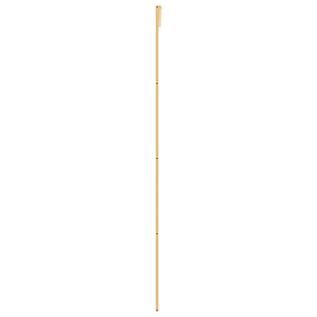 aranyszínű átlátszó ESG üveg és alumínium tolóajtó 102,5x205 cm