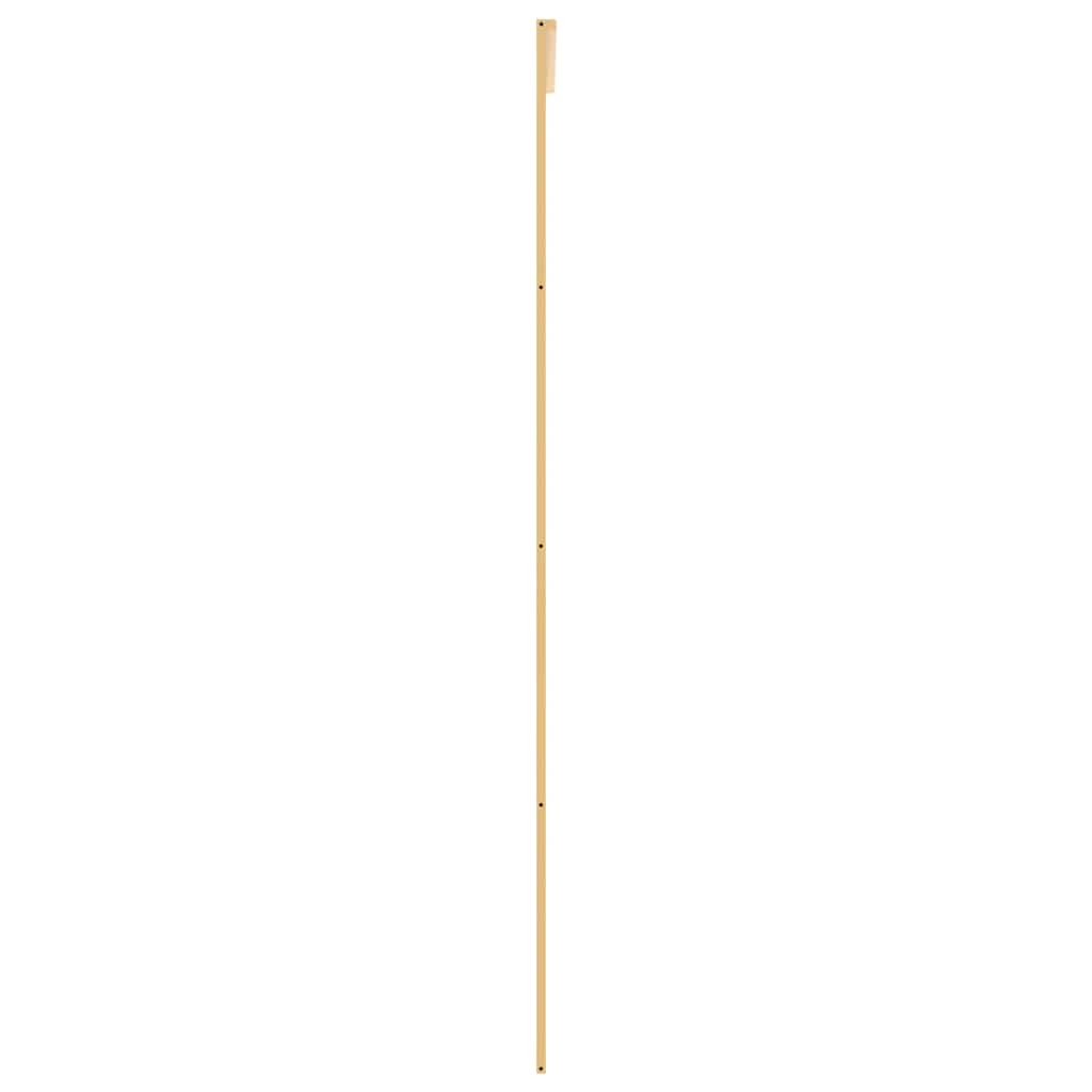 aranyszínű átlátszó ESG üveg és alumínium tolóajtó 90 x 205 cm