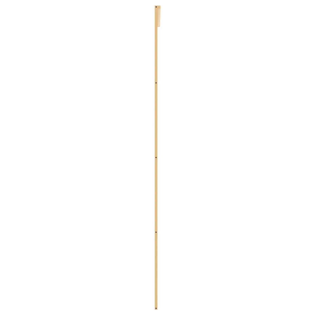 aranyszínű ESG tejüveg és alumínium tolóajtó 76 x 205 cm