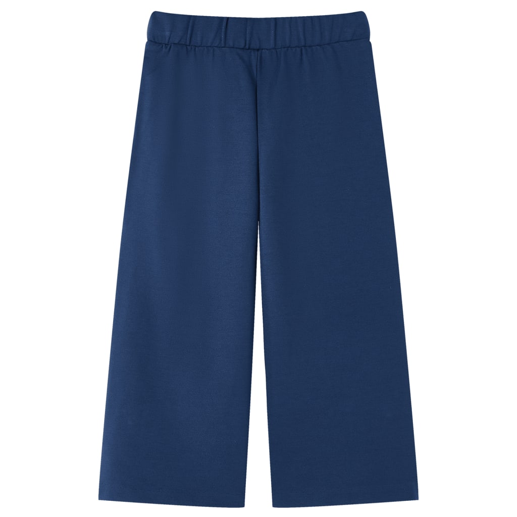 Gyerek nadrág széles szárú nadrágokkal Navy 104