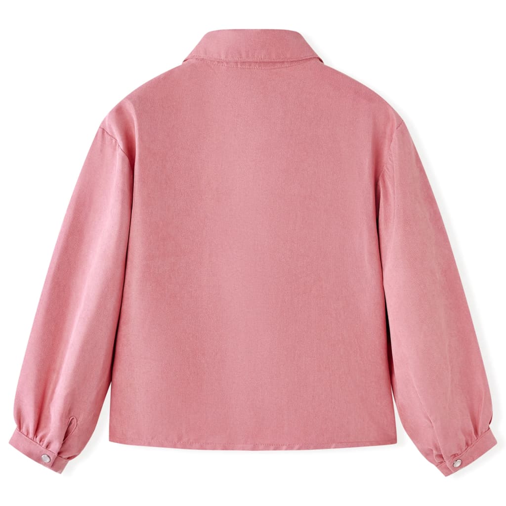 Gyerek blúz lámpás ujjal Old Rose 104