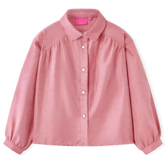Gyerek blúz lámpás ujjal Old Rose 116