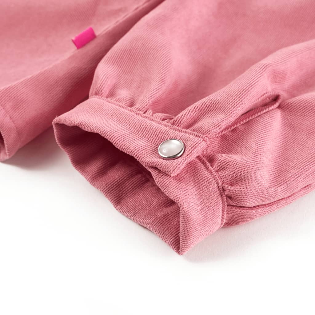 Gyerek blúz lámpás ujjal Old Rose 116