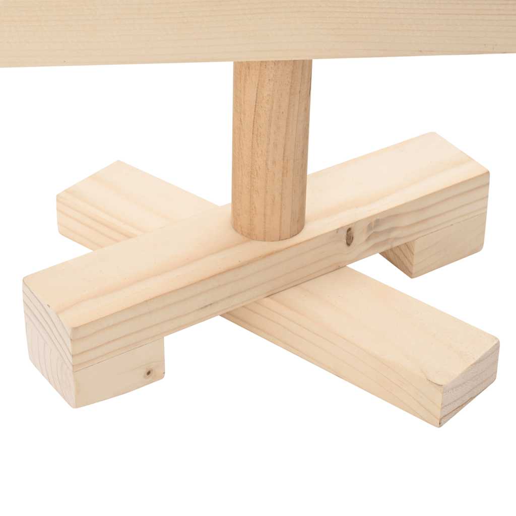 | Fából készült Karácsonyfa | természetes 90 cm Tömör fenyőfa