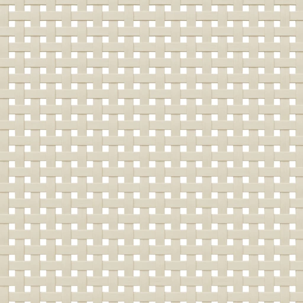 SENJA fehér rattanhatású tálalószekrény 112 x 40 x 80 cm