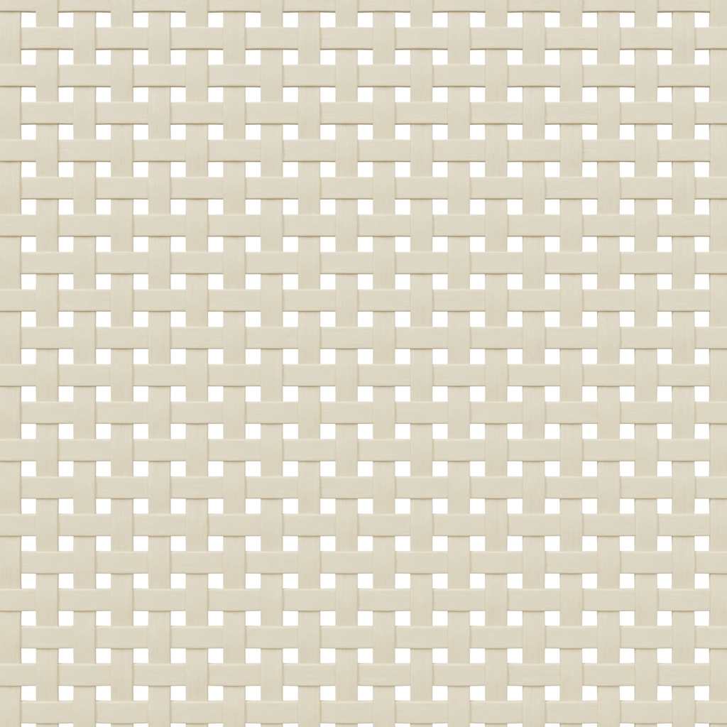 SENJA fehér rattanhatású tömör fenyő könyvszekrény 90x35x130 cm