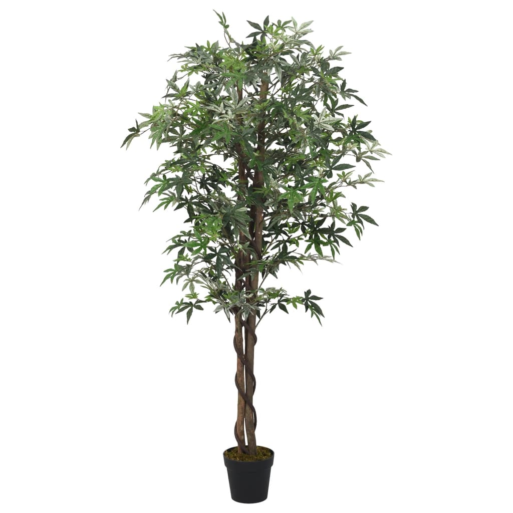 zöld mű juharfa 336 levéllel 120 cm