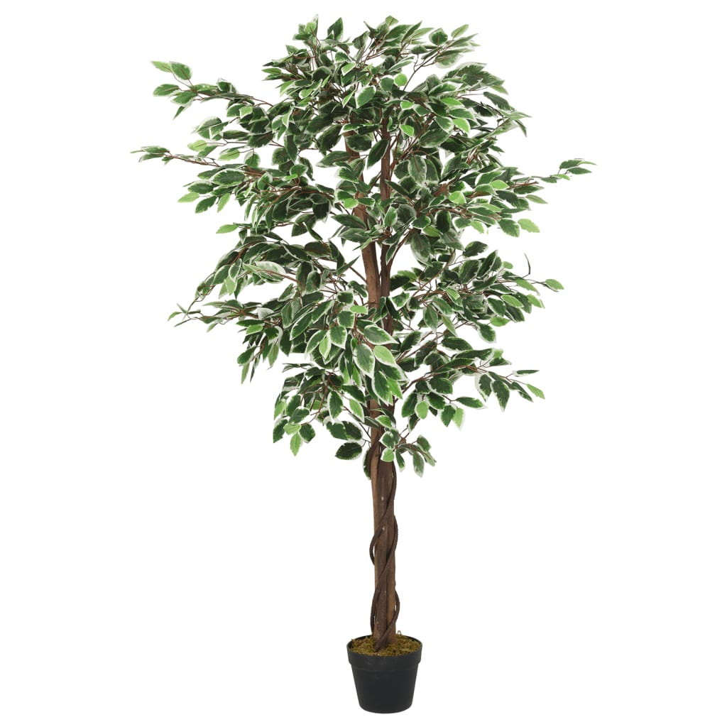 zöld mű fikusz fa 378 levéllel 80 cm