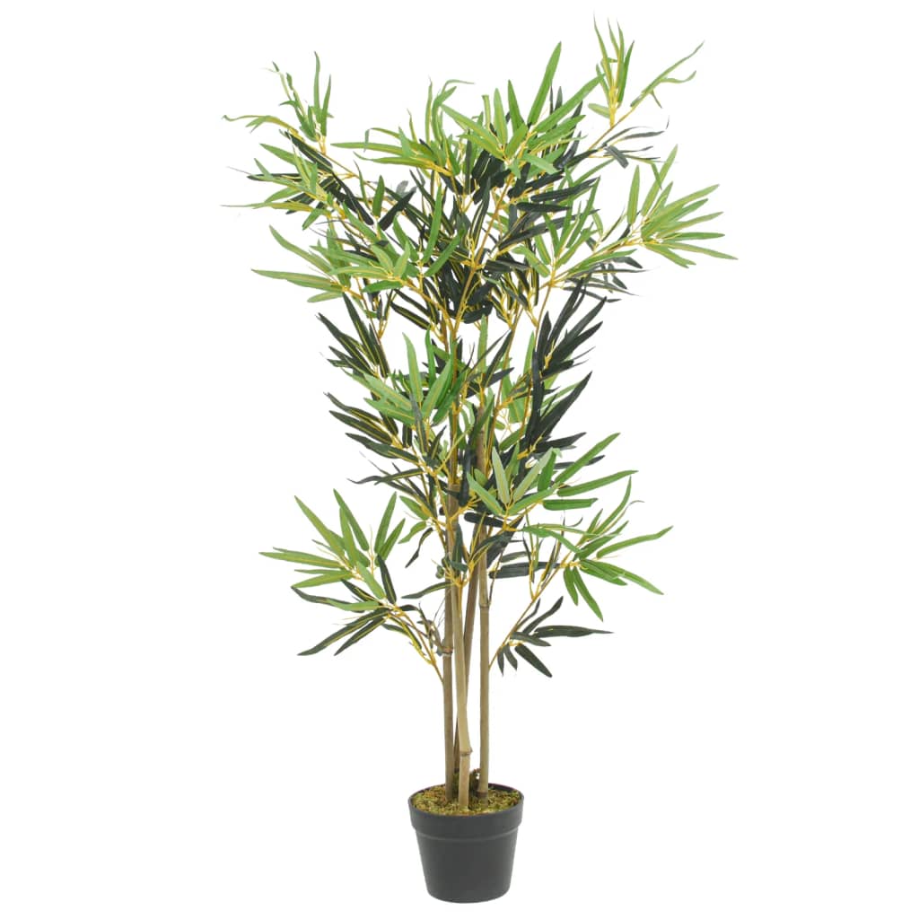 zöld mű bambuszfa 552 levéllel 120 cm