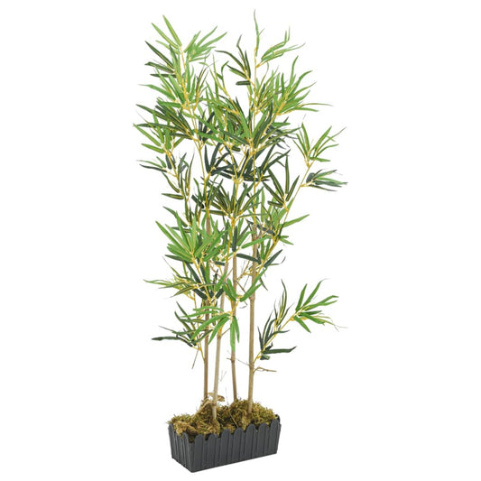 zöld mű bambuszfa 552 levéllel 120 cm
