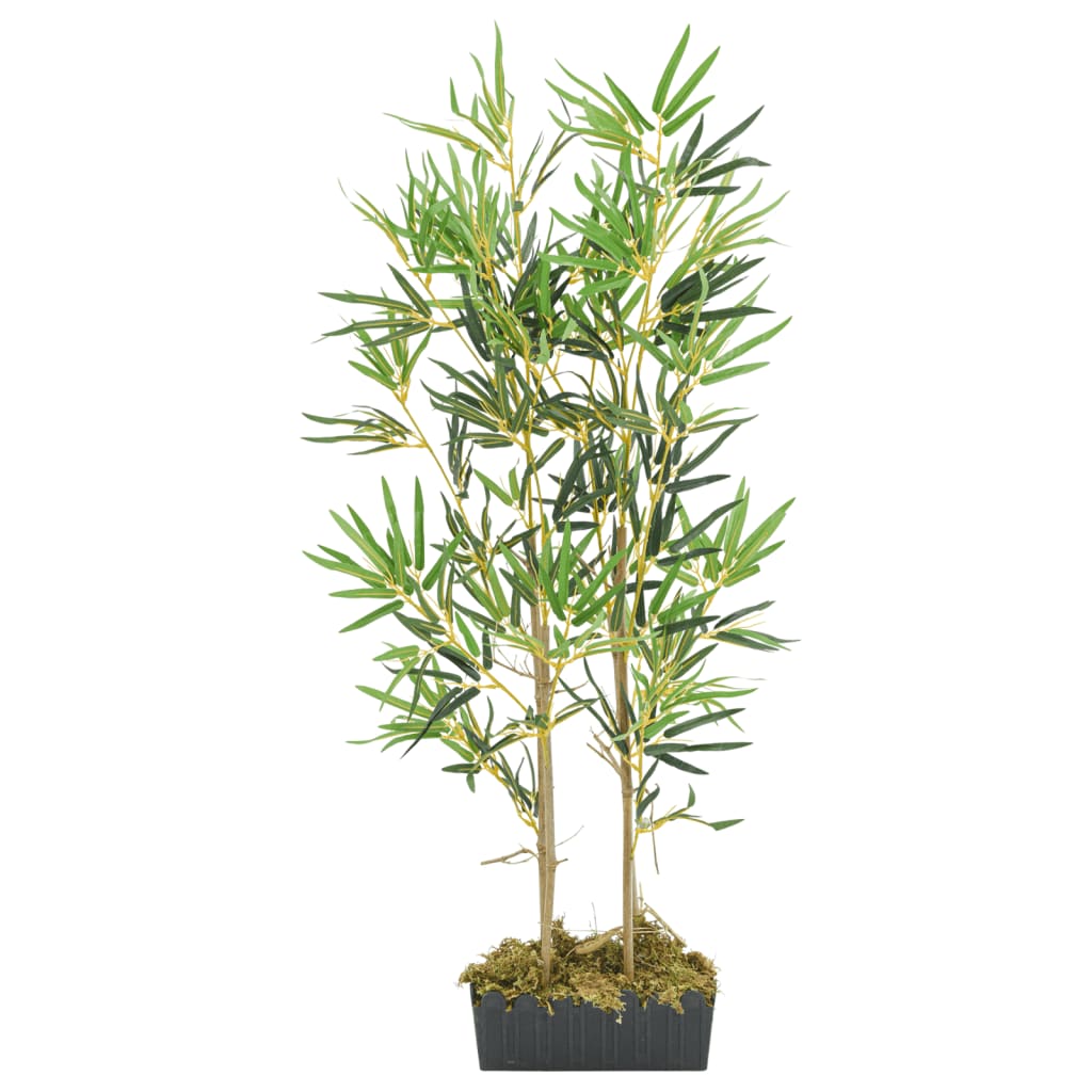 zöld mű bambuszfa 552 levéllel 120 cm