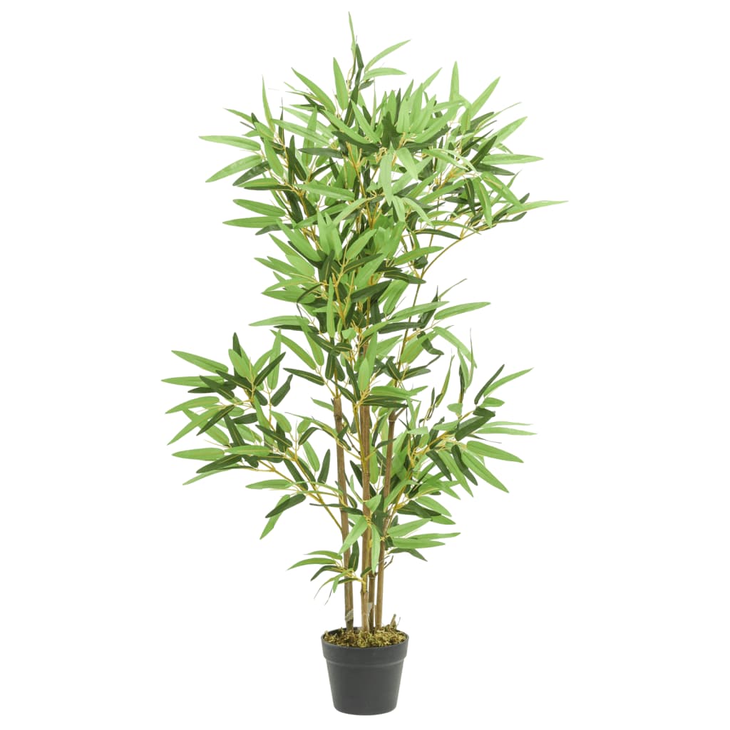 zöld mű bambuszfa 552 levéllel 120 cm