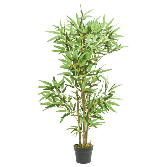 zöld mű bambuszfa 552 levéllel 120 cm
