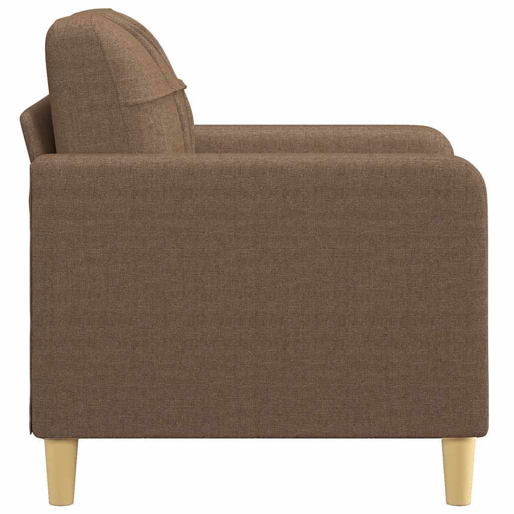 barna szövet kanapéfotel 60 cm