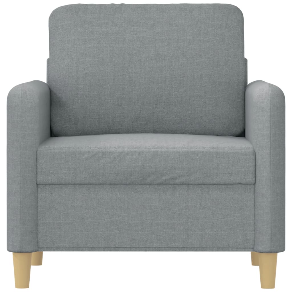 világosszürke szövet kanapéfotel 60 cm