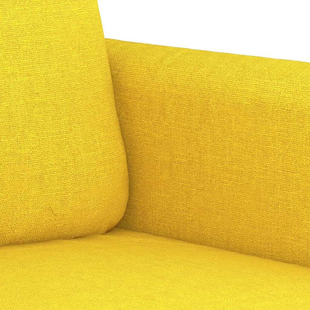 világossárga szövet kanapéfotel 60 cm