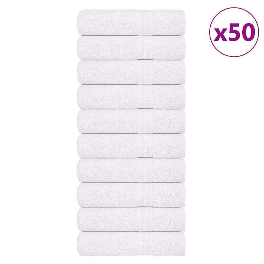 50 db FROGN mintás kéztörlő fehér 50 x 100 cm 360 g/m²