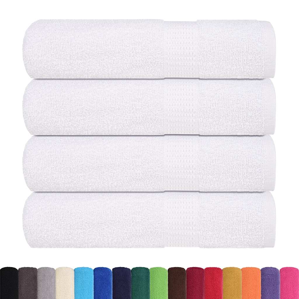 4 db fehér FROGN fürdőlepedő 100 x 150 cm 360 g/m²