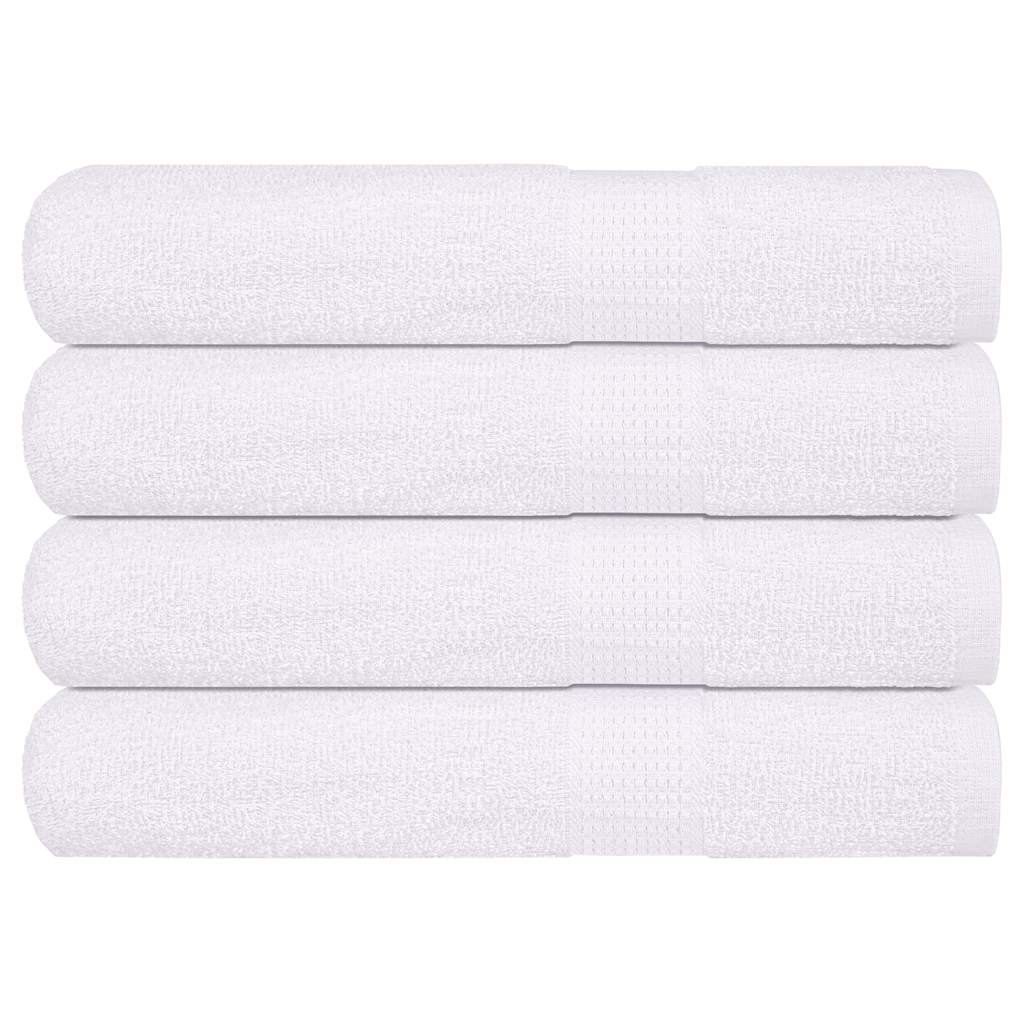 4 db fehér szaunatörölköző FROGN 80 x 200 cm 360 g/m²