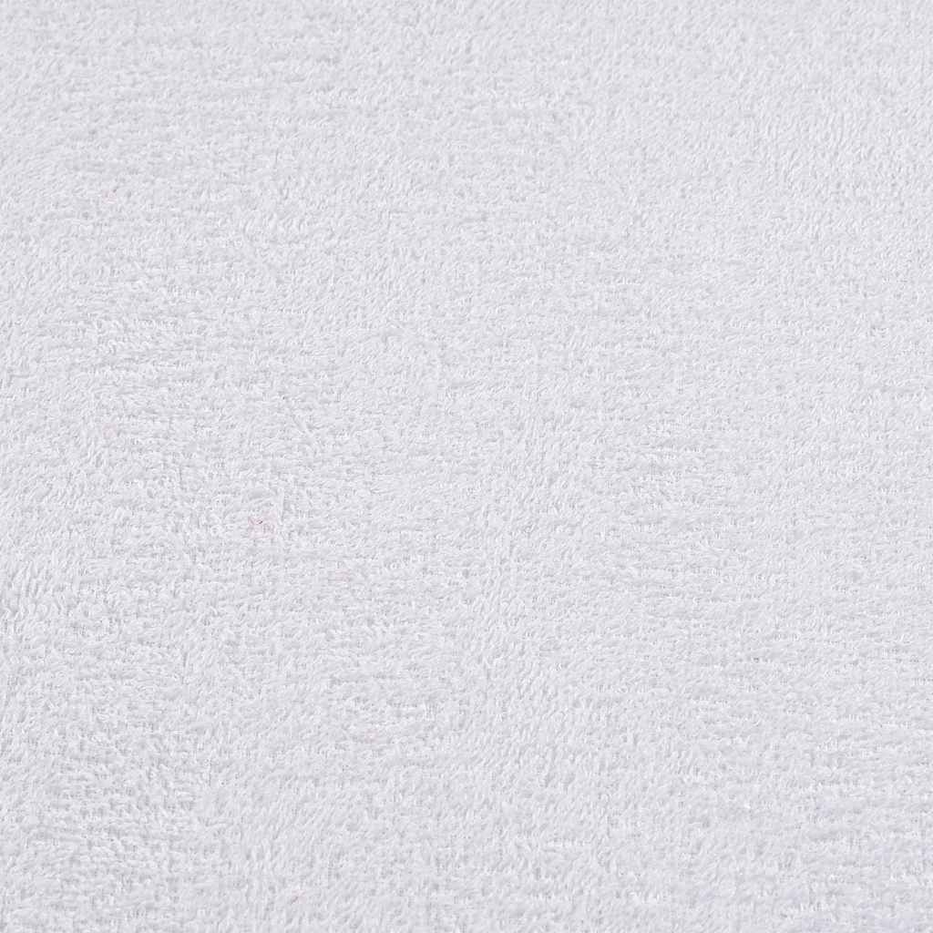 4 db fehér szaunatörölköző FROGN 80 x 200 cm 360 g/m²