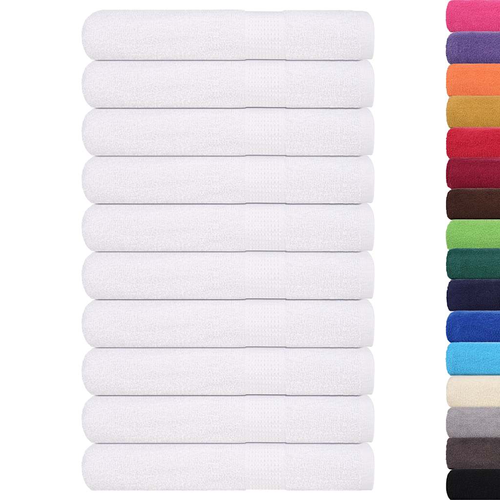 10 db fehér szaunatörölköző FROGN 80 x 200 cm 360 g/m²