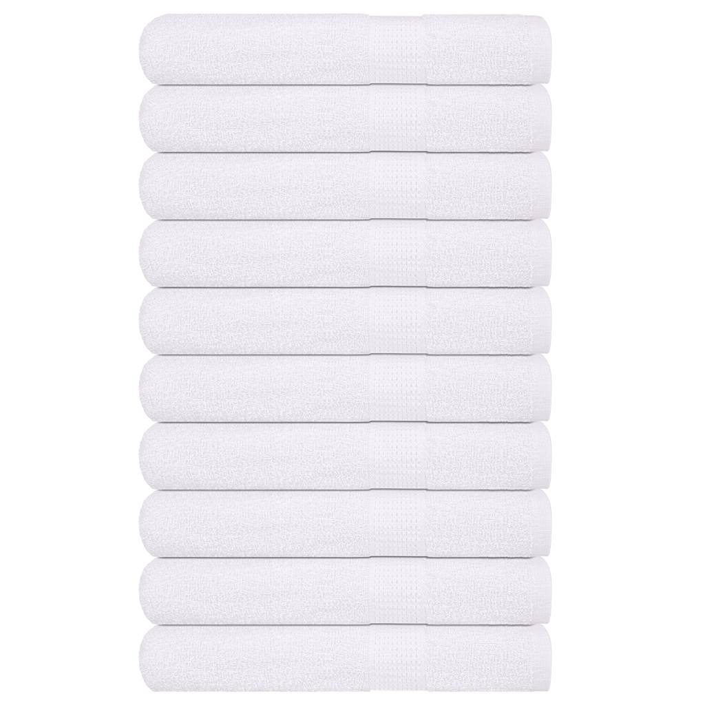 10 db FROGN törölköző fehér 100 x 200 cm 360 g/m²