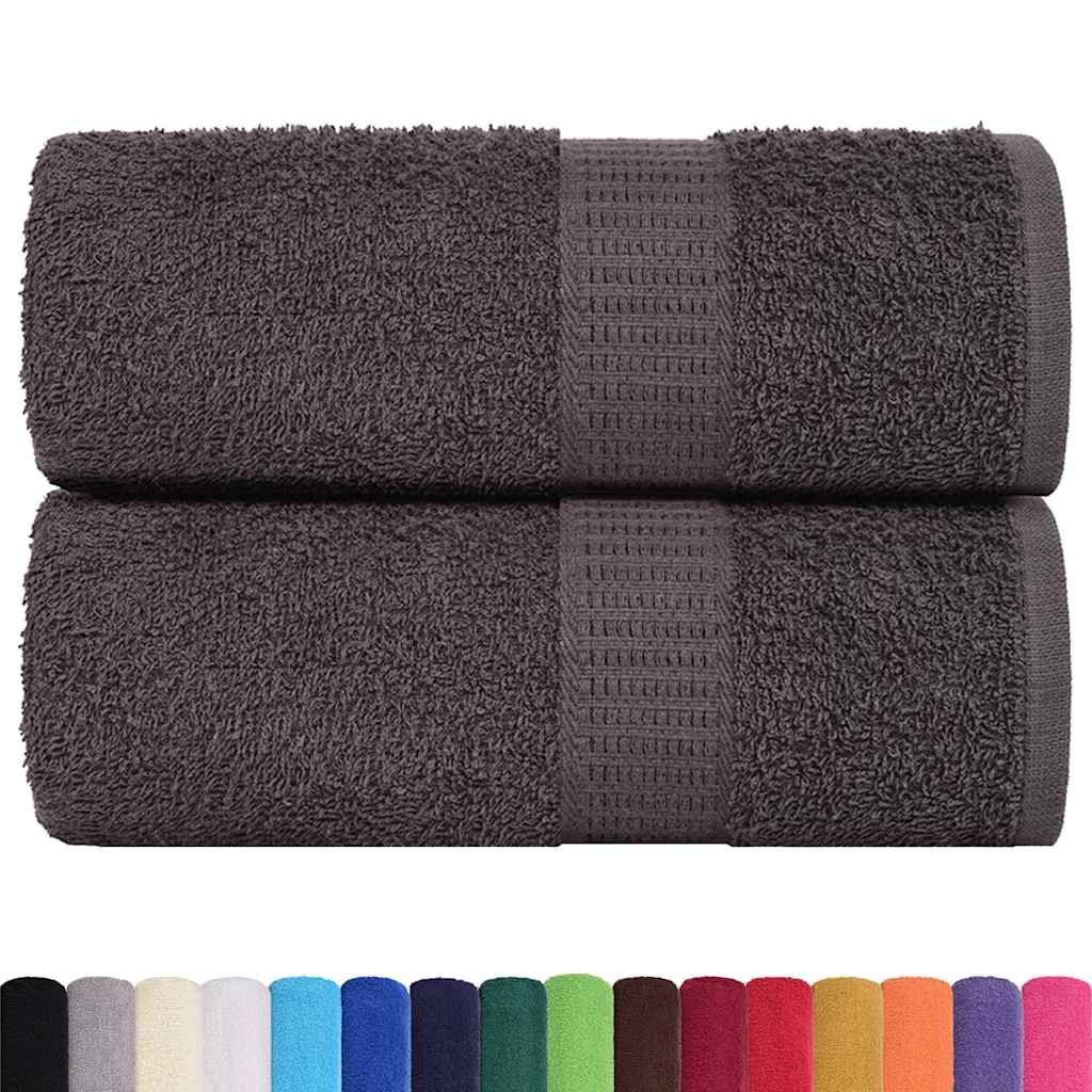 2 db antracit színű FROGN mosdótörlő 30 x 30 cm 360 g/m²