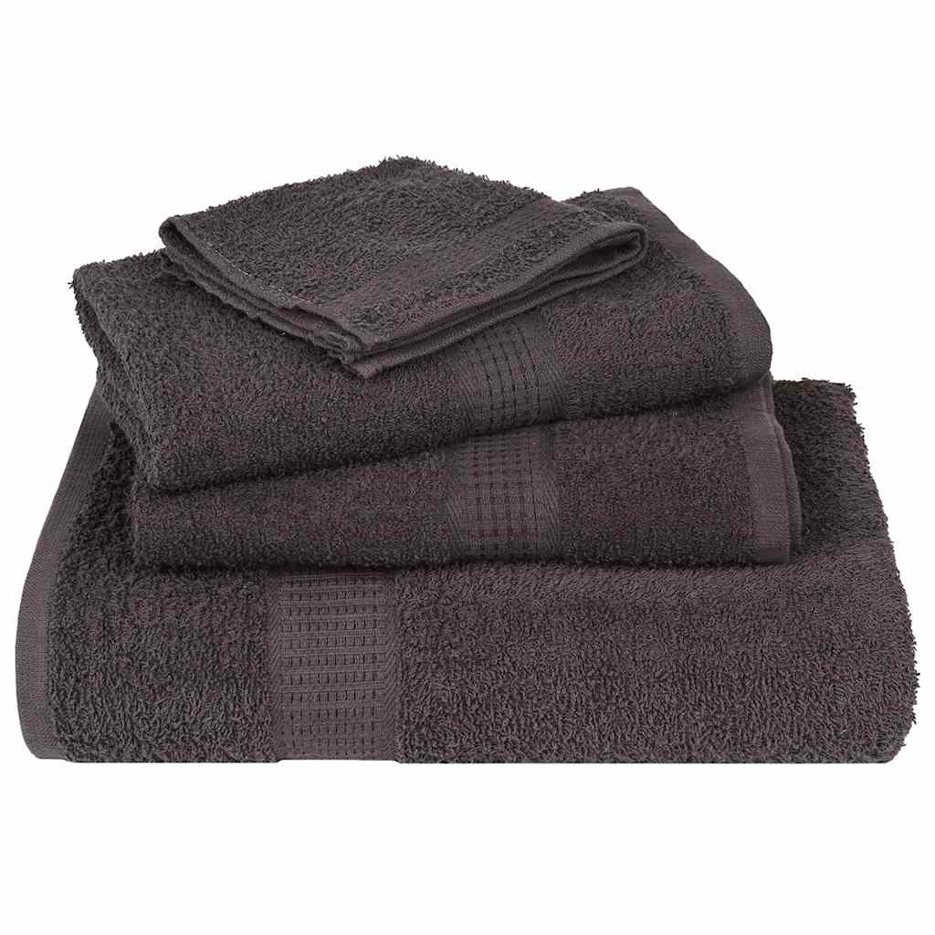 50 db antracit színű FROGN mosdótörlő 30 x 30 cm 360 g/m²