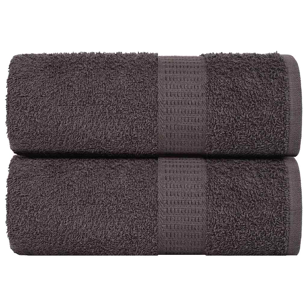 2 db antracit színű FROGN vendégtörölköző 30 x 50 cm 360 g/m²