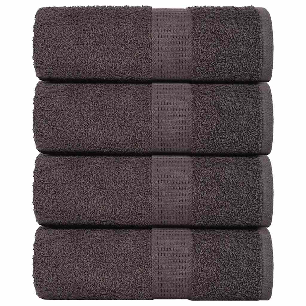 4 db antracit színű FROGN vendégtörölköző 30 x 50 cm 360 g/m²