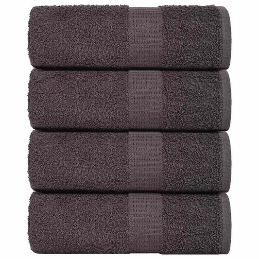 4 db antracit színű FROGN vendégtörölköző 30 x 50 cm 360 g/m²