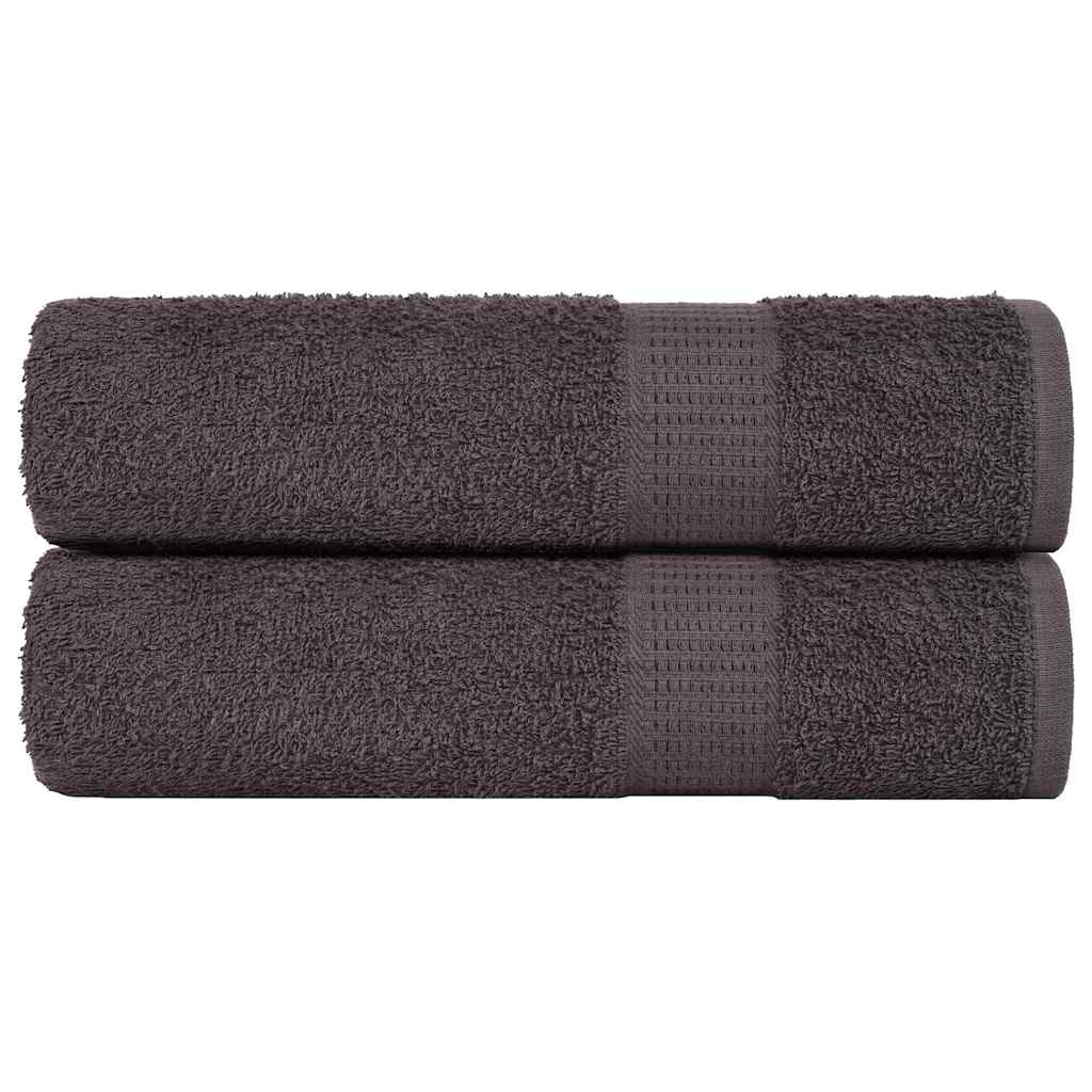 2 db antracit színű FROGN kéztörlő 50 x 100 cm 360 g/m²
