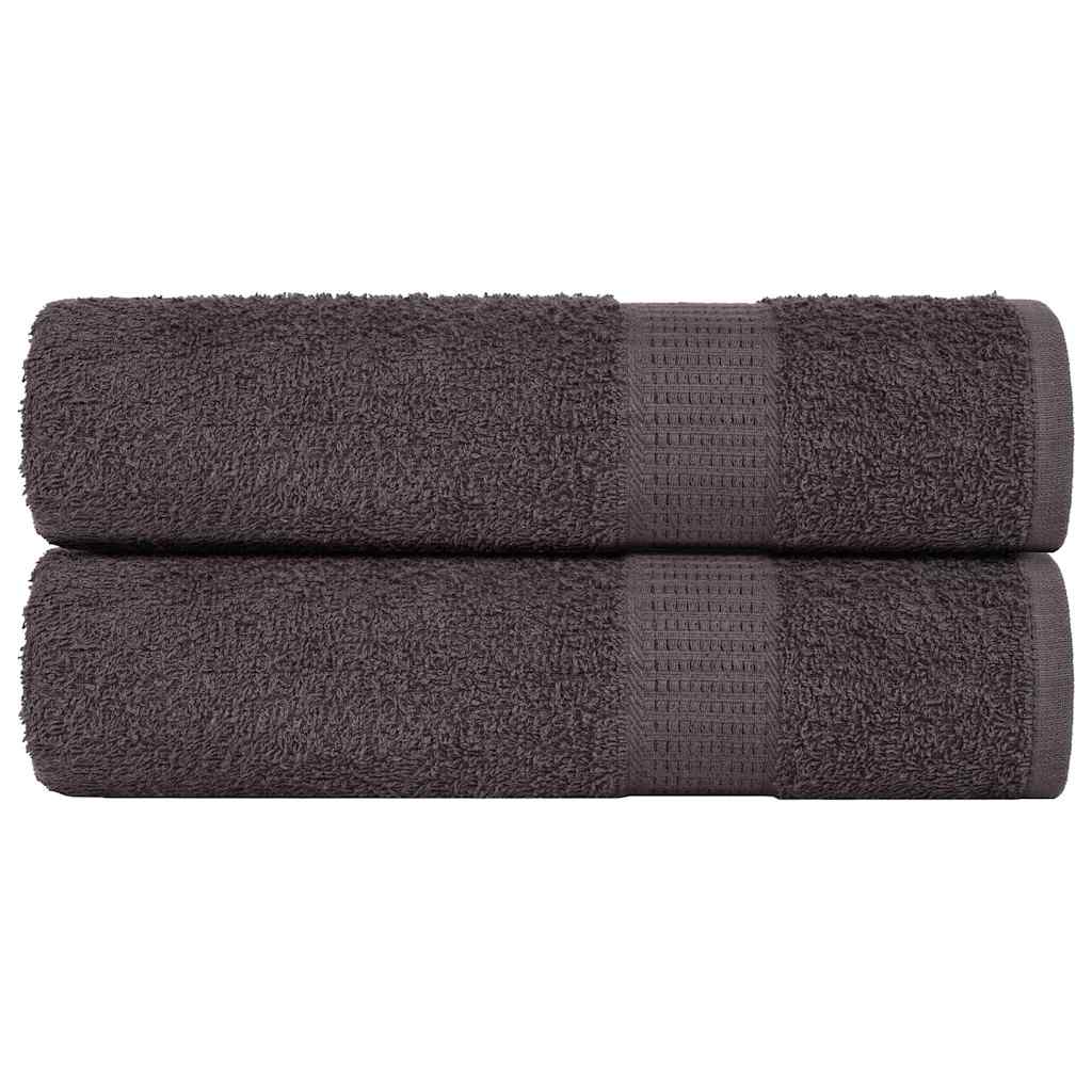 2 db antracit színű FROGN fürdőlepedő 100 x 150 cm 360 g/m²