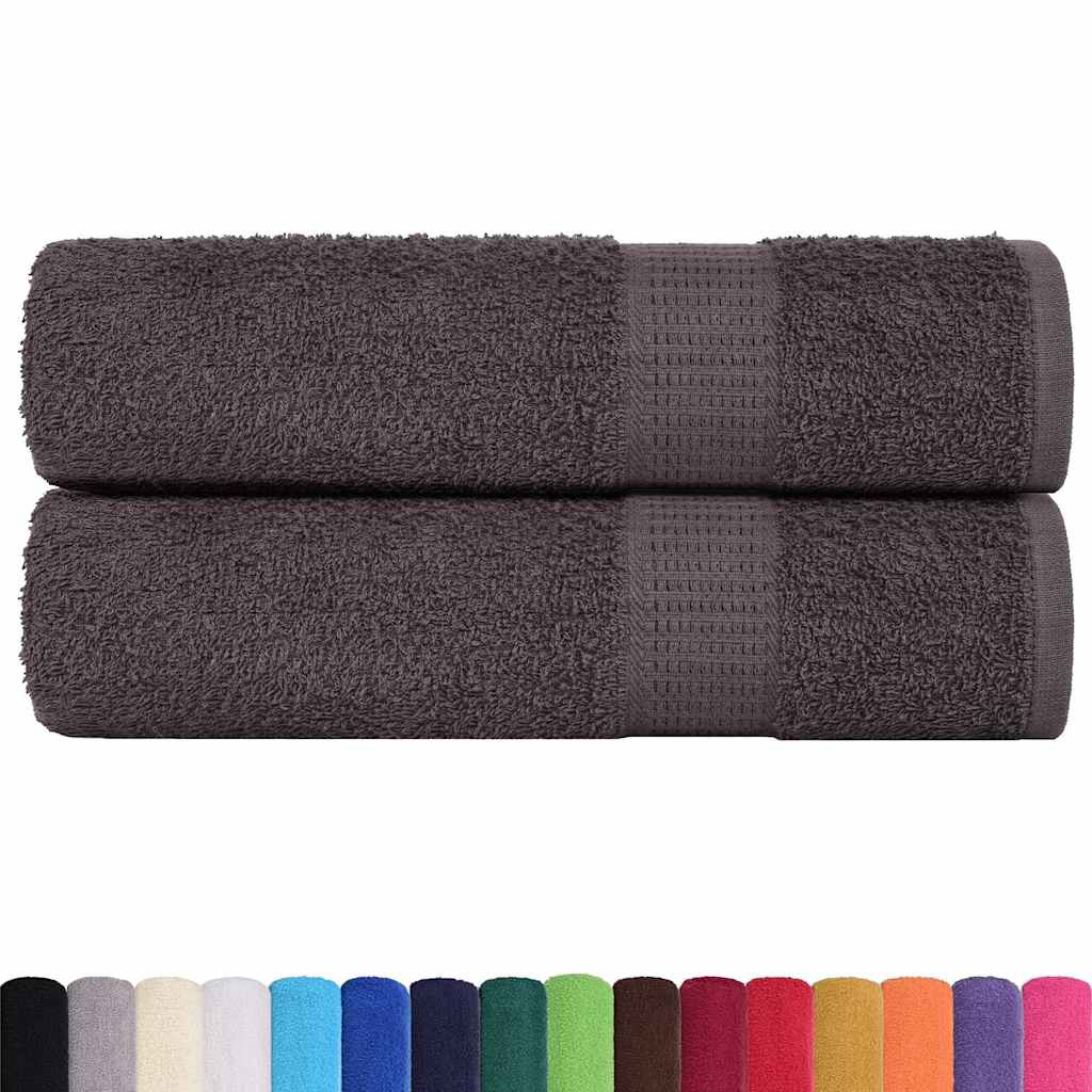 2 db antracit színű FROGN fürdőlepedő 100 x 150 cm 360 g/m²