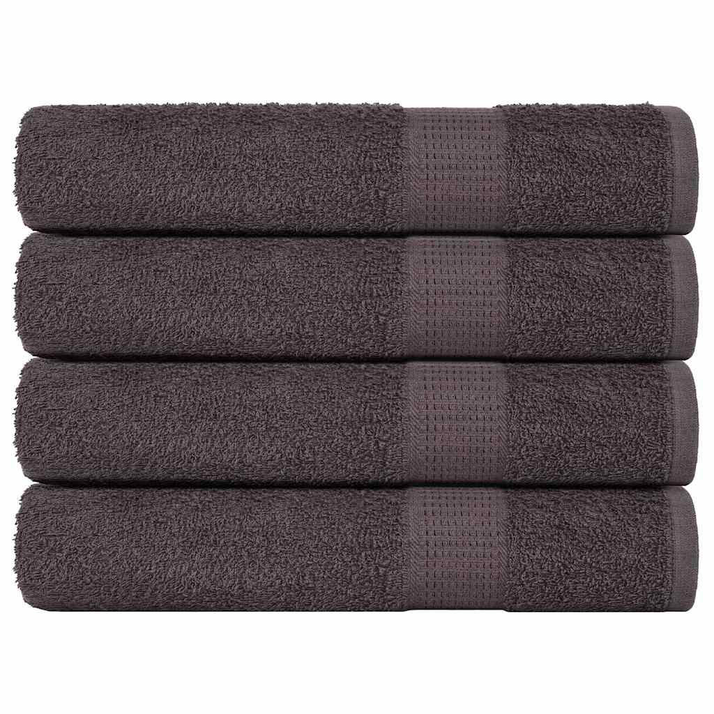 4 db antracitszürke szaunatörölköző FROGN 80 x 200 cm 360 g/m²