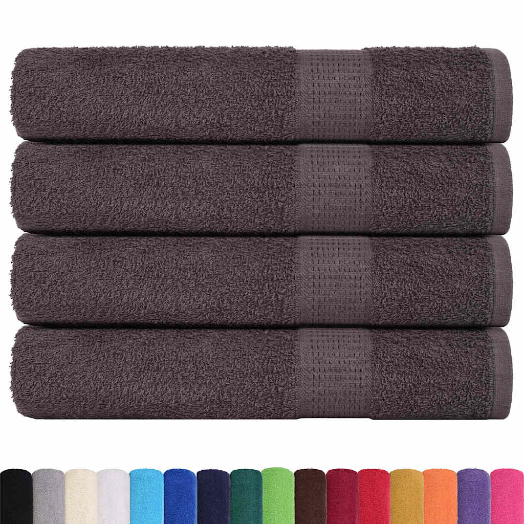 4 db antracitszürke szaunatörölköző FROGN 80 x 200 cm 360 g/m²