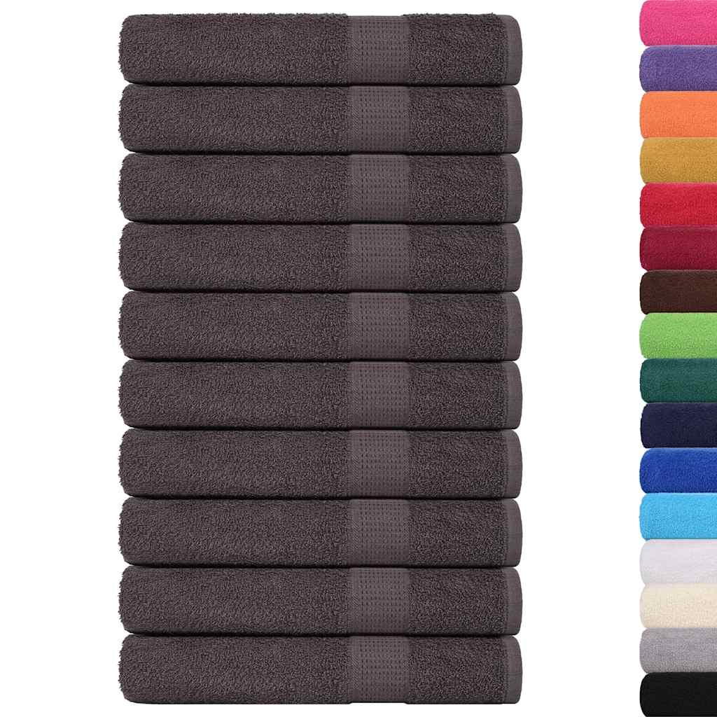 10 db antracitszürke szaunatörölköző FROGN 80 x 200 cm 360 g/m²