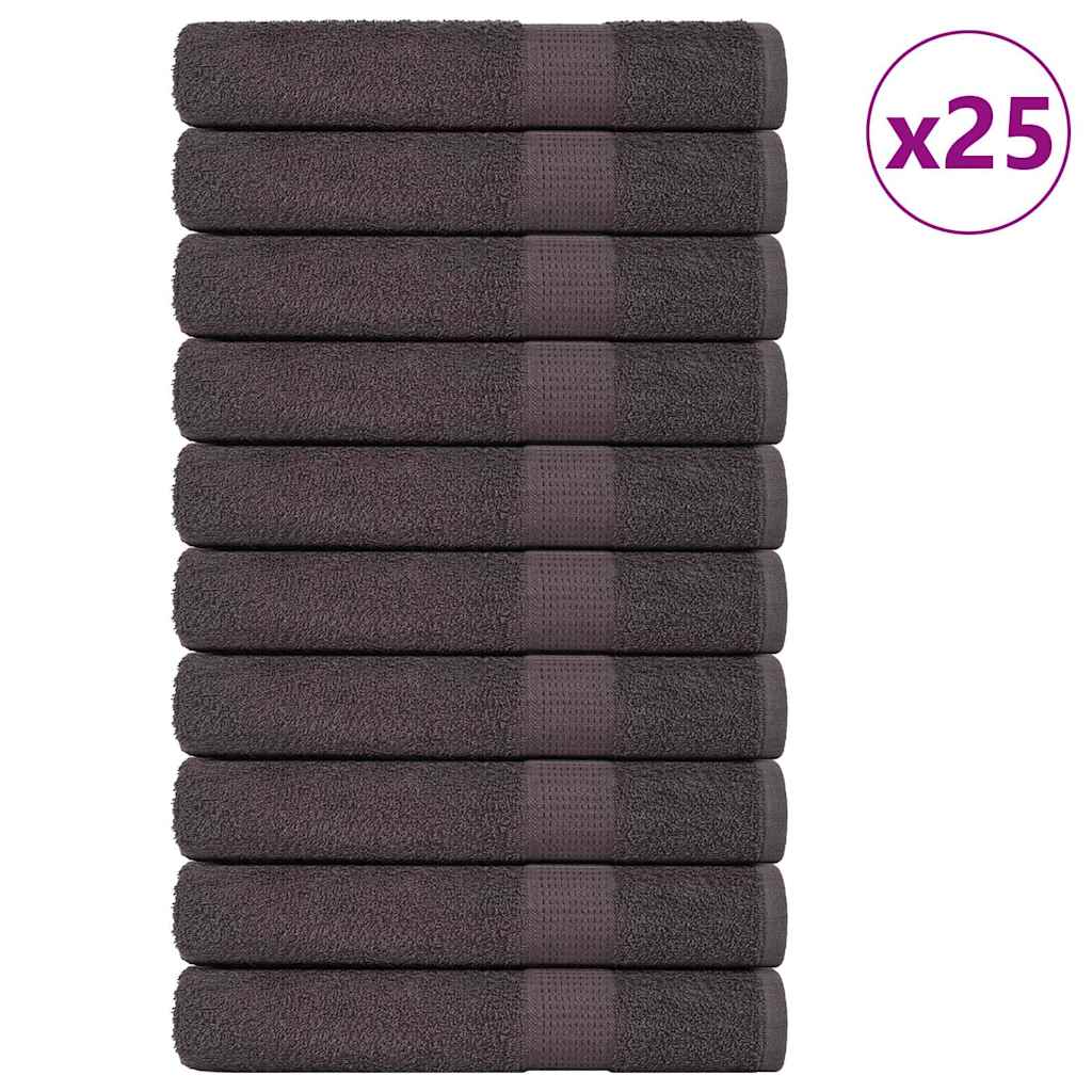 25 db antracitszürke FROGN szaunatörölköző 80x200 cm 360 g/m²