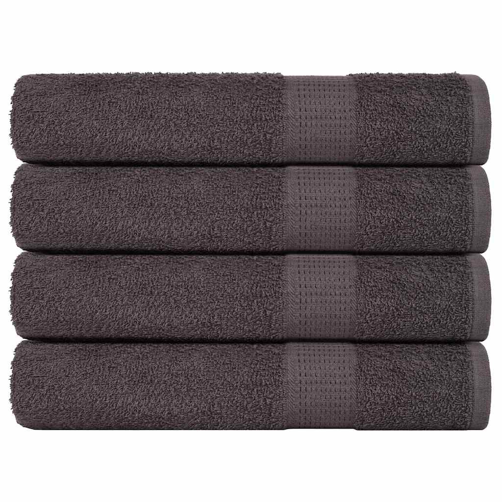 4 db antracit színű FROGN törölköző 100 x 200 cm 360 g/m²
