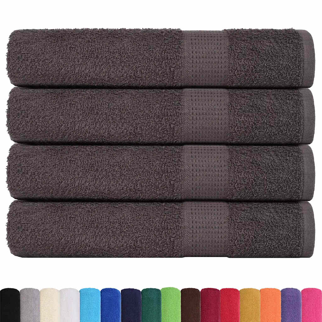 4 db antracit színű FROGN törölköző 100 x 200 cm 360 g/m²