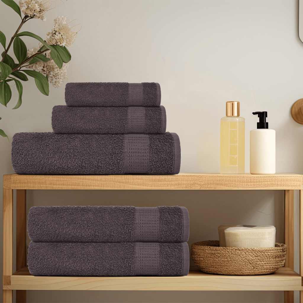 4 db antracit színű FROGN törölköző 100 x 200 cm 360 g/m²