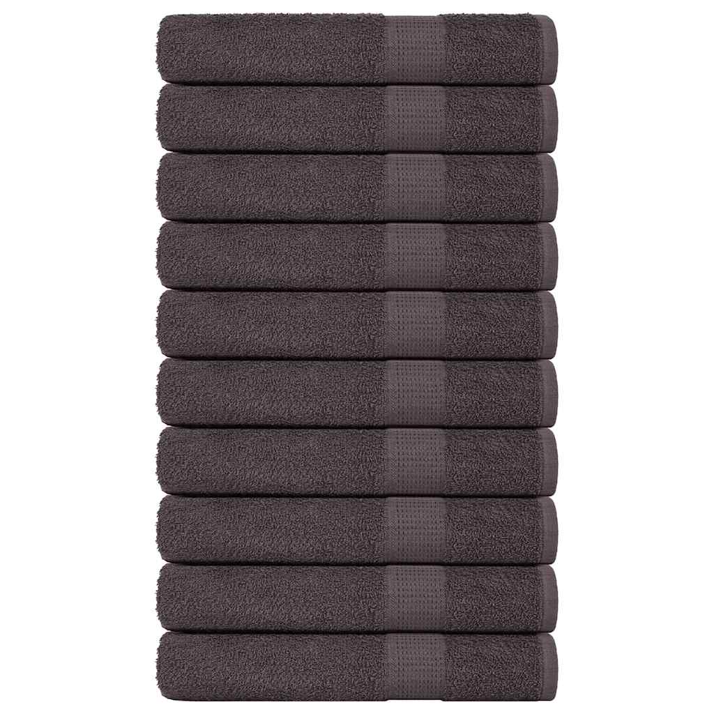 10 db antracit színű FROGN törölköző 100 x 200 cm 360 g/m²