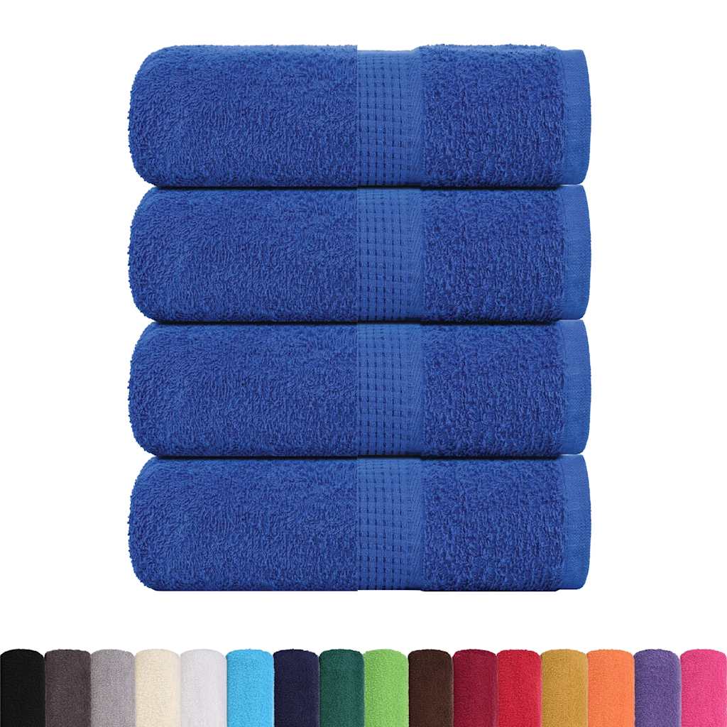 4 db kék színű vendégtörölköző FROGN 30 x 50 cm 360 g/m²