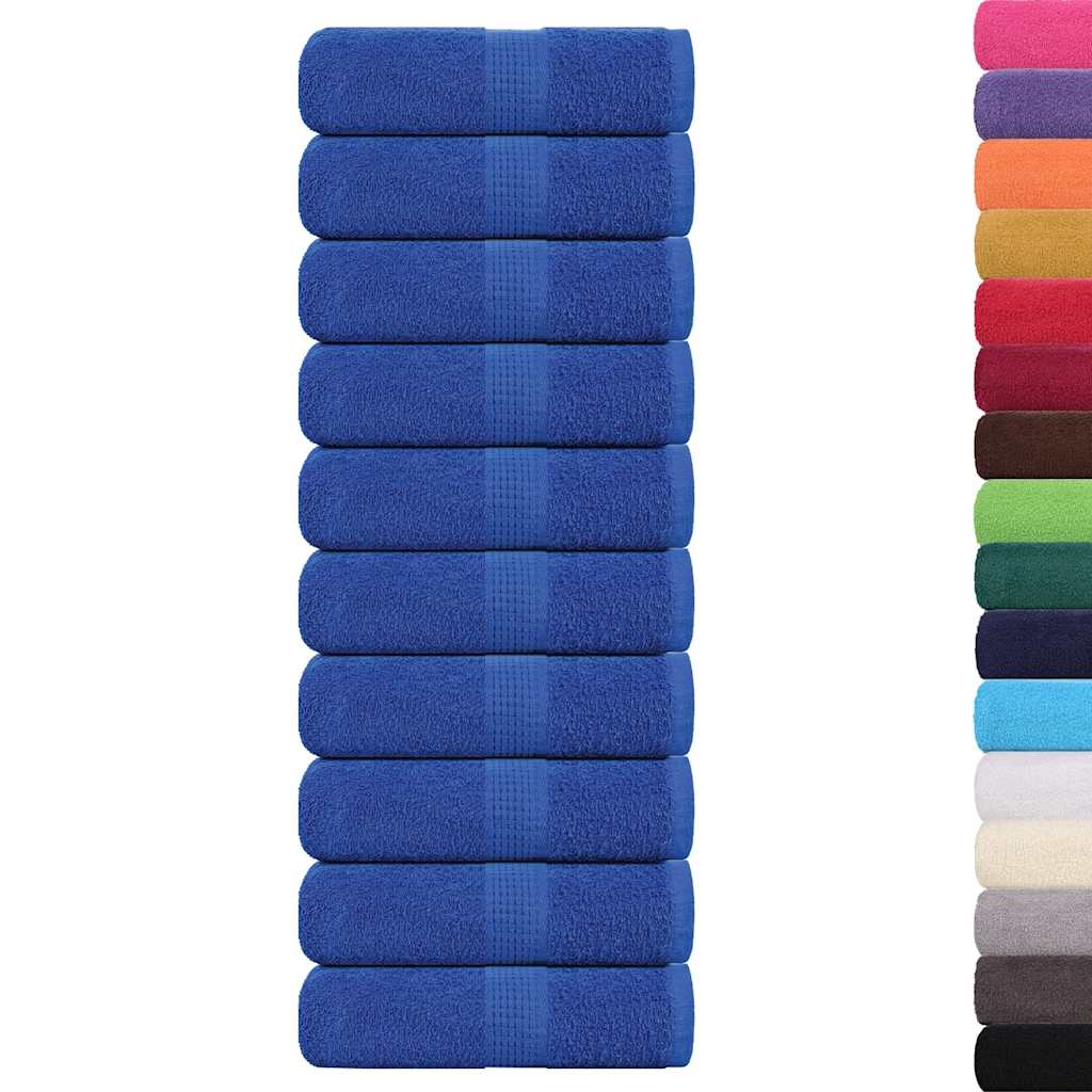 10 db kék színű vendégtörölköző FROGN 30 x 50 cm 360 g/m²